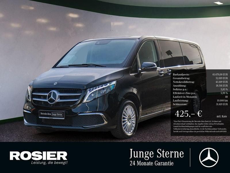 Gebraucht Mercedes V300 Avantgarde Edition 237 PS (174 kW) 2024 Schwarz / obsidianschwarz Van / Kleinbus