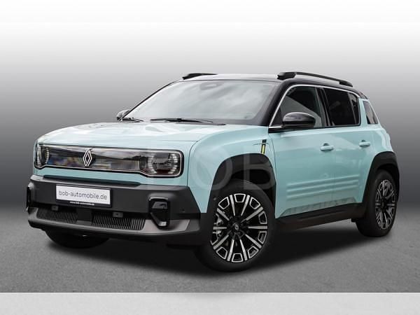 Grün (hautsdefrancegrün + dach black pearlschwa) Neu 2025 Renault 4 E-Tech Iconic SUV | 34.600 € (Guter Preis) - Bild 1/4