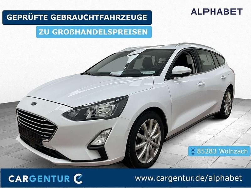 Gebraucht Ford Focus Titanium 150 PS (110 kW) 2021 Frostweiß (metallic) Kombi