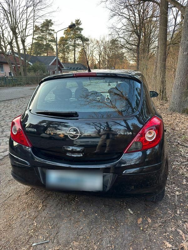 Gebraucht Opel Corsa Edition 90 PS (66 kW) 2009 Schwarz Kleinwagen