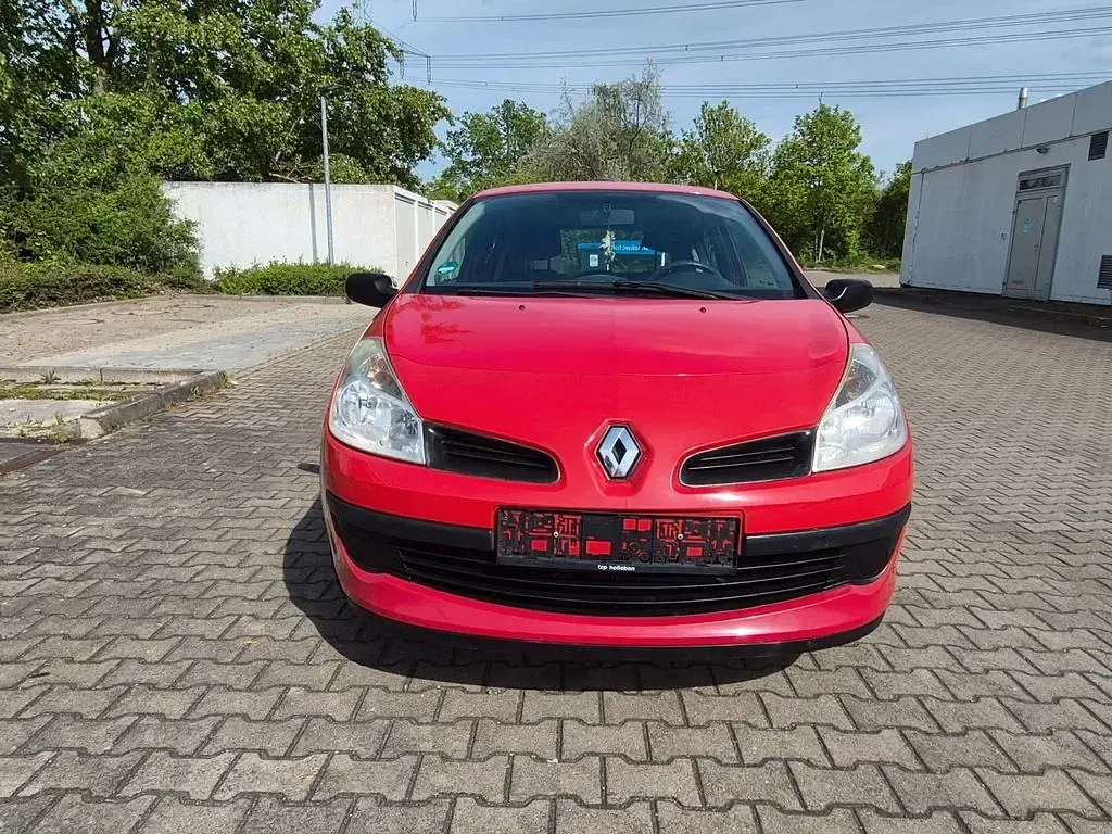 Gebraucht Renault Clio II 75 PS (55 kW) 2007 Rot Limousine
