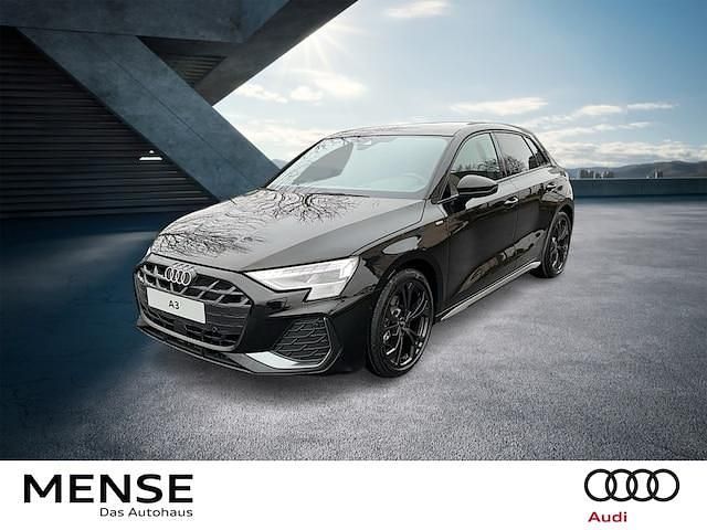 Mythosschwarz Gebraucht 2025 Audi A3 S-Line | 46.985 € - Bild 1/4