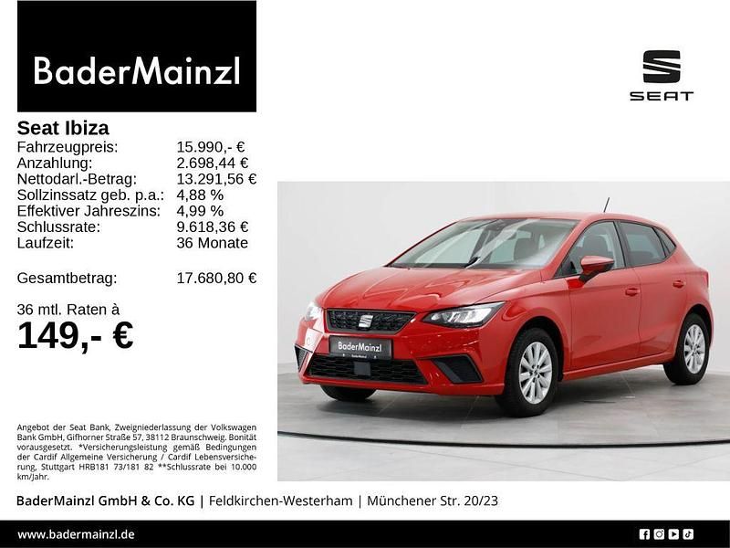Rot Gebraucht 2024 Seat Ibiza Style Limousine | 15.990 € (Fairer Preis) - Bild 1/3