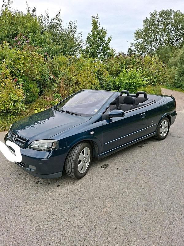 Gebraucht Opel Astra Cabriolet 101 PS (74 kW) 2002 Blau Cabrio