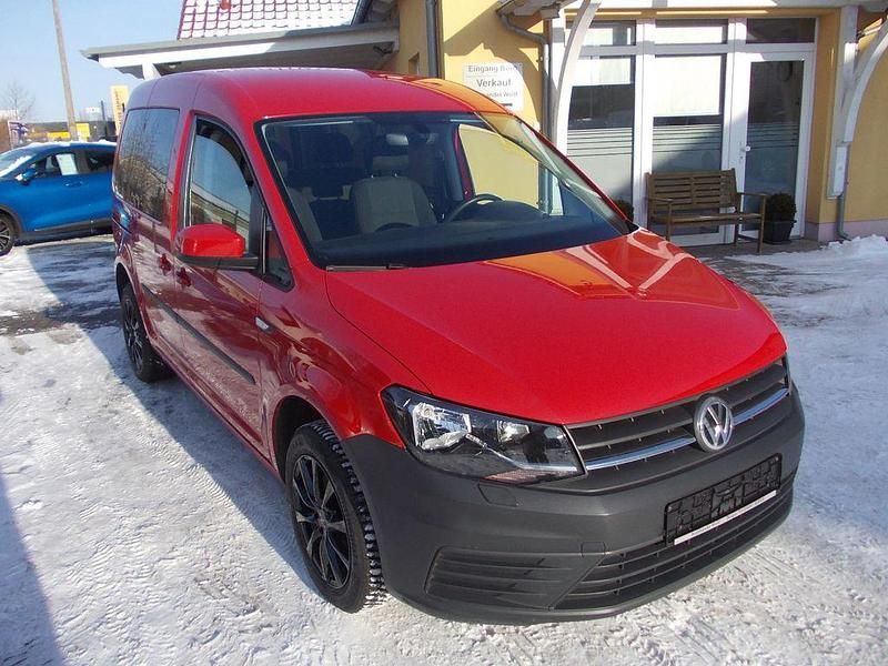 Gebraucht VW Caddy 125 PS (91 kW) 2017 Rot Van / Kleinbus