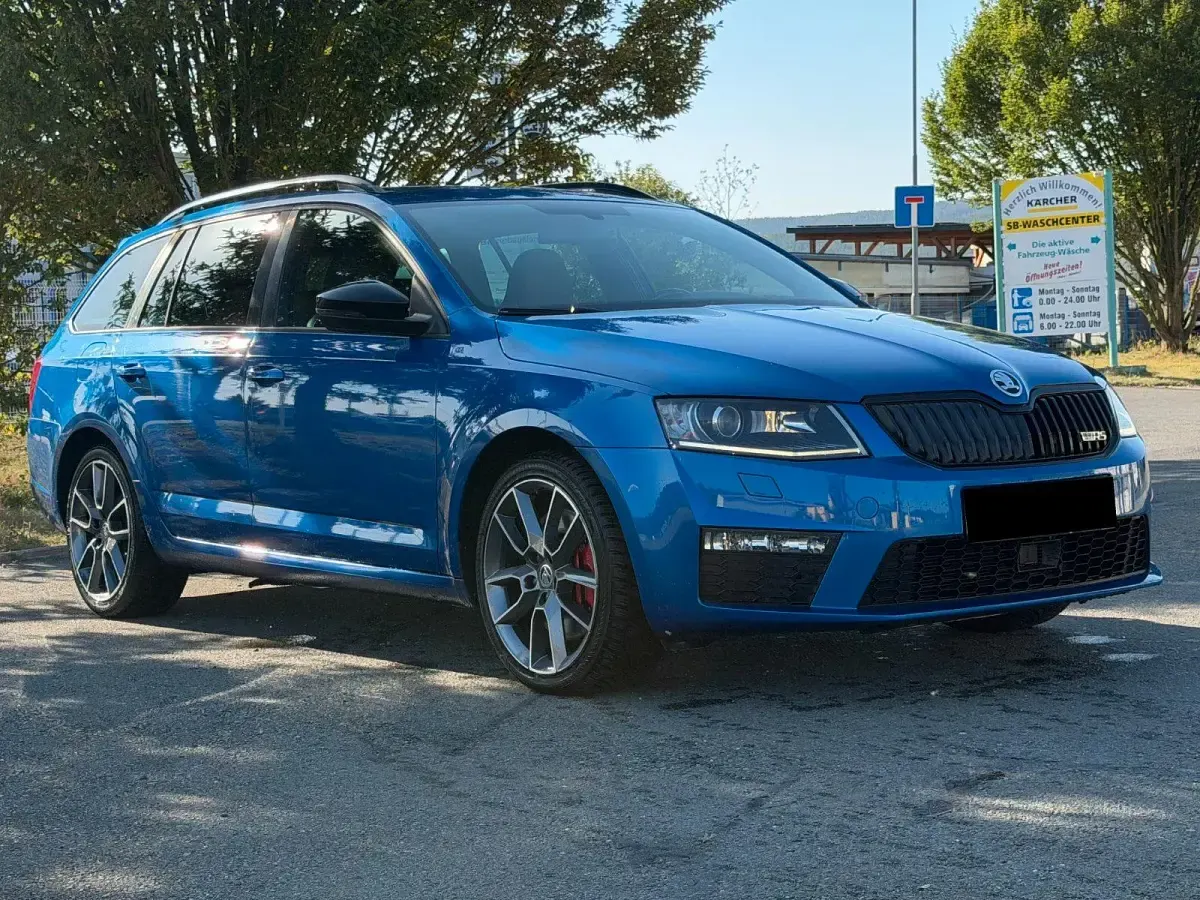 Gebraucht Skoda Octavia RS 220 PS (161 kW) 2015 Blau Kombi
