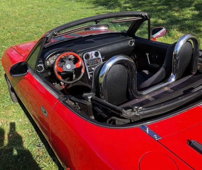Gebraucht Mazda MX5 116 PS (85 kW) 1993 Rot Cabrio