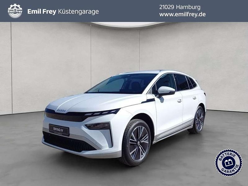 Weiß Gebraucht 2025 Skoda Enyaq iV Loft SUV | 39.975 € (Guter Preis) - Bild 1/3