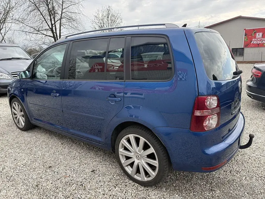 Gebraucht VW Touran Highline 170 PS (125 kW) 2008 Blau Van / Kleinbus