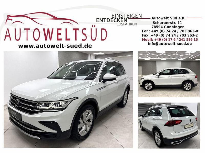 Purewhite Gebraucht 2022 VW Tiguan Elegance SUV | 28.490 € (Superpreis) - Bild 1/4