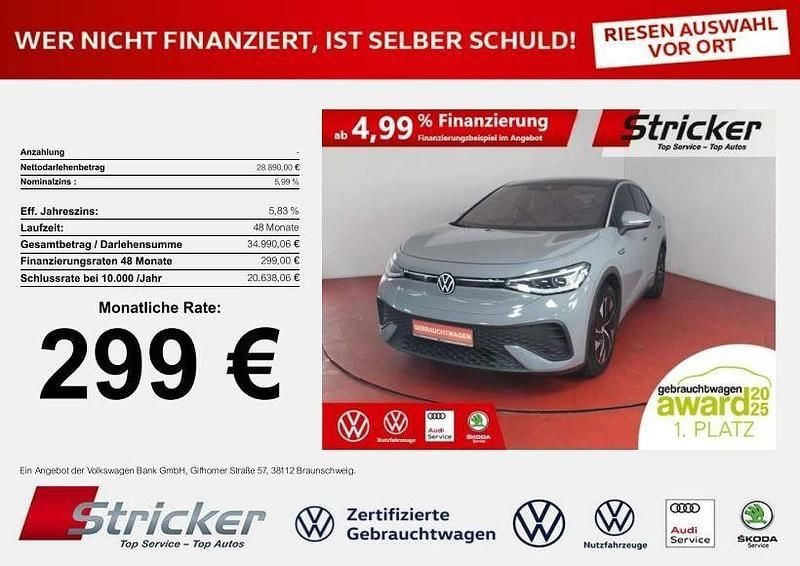 Mondsteingrau Gebraucht 2022 VW ID.5 Pro Performance SUV | 27.949 € (Superpreis) - Bild 1/4