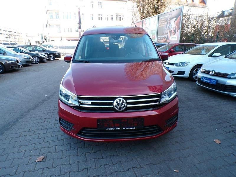 Gebraucht VW Caddy Comfortline 110 PS (80 kW) 2018 Rot Van / Kleinbus