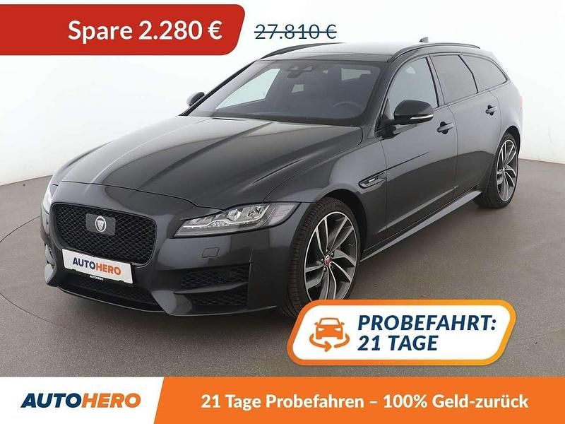 Carpathian/storm grey Gebraucht 2019 Jaguar XF R-Sport Limousine | 25.530 € (Etwas zu teuer) - Bild 1/3
