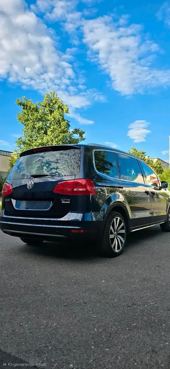 Gebraucht VW Sharan 150 PS (110 kW) 2015 Blau Van / Kleinbus