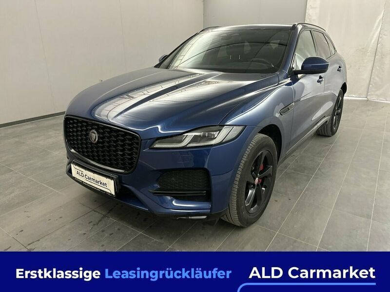 Lackierung: > bluefire blue metalic Gebraucht 2022 Jaguar F-Pace S SUV | 38.480 € - Bild 1/4