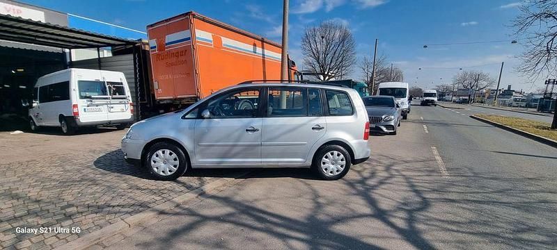 Gebraucht VW Touran Conceptline 102 PS (75 kW) 2005 Silber Van / Kleinbus