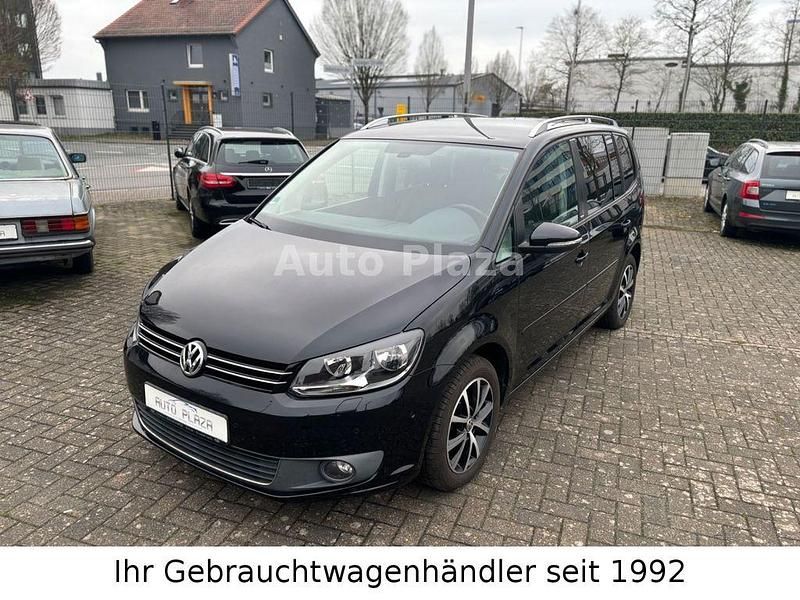 Gebraucht VW Touran Style 105 PS (77 kW) 2012 Schwarz Van / Kleinbus