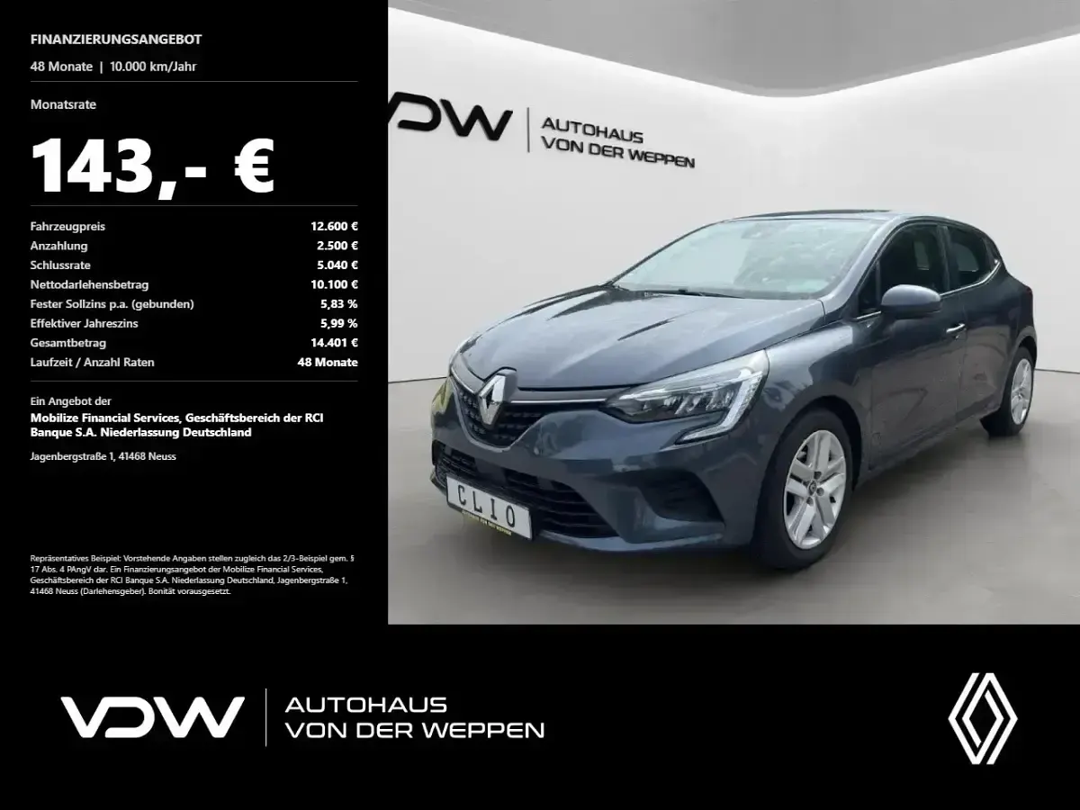 Gebraucht Renault Clio V Zen 91 PS (66 kW) 2022 Kleinwagen