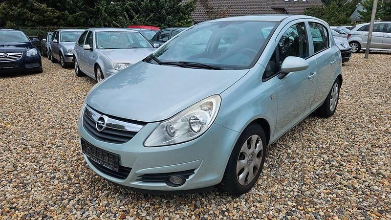 Grau Gebraucht 2009 Opel Corsa Edition Limousine | 2.590 € (Guter Preis) - Bild 1/4