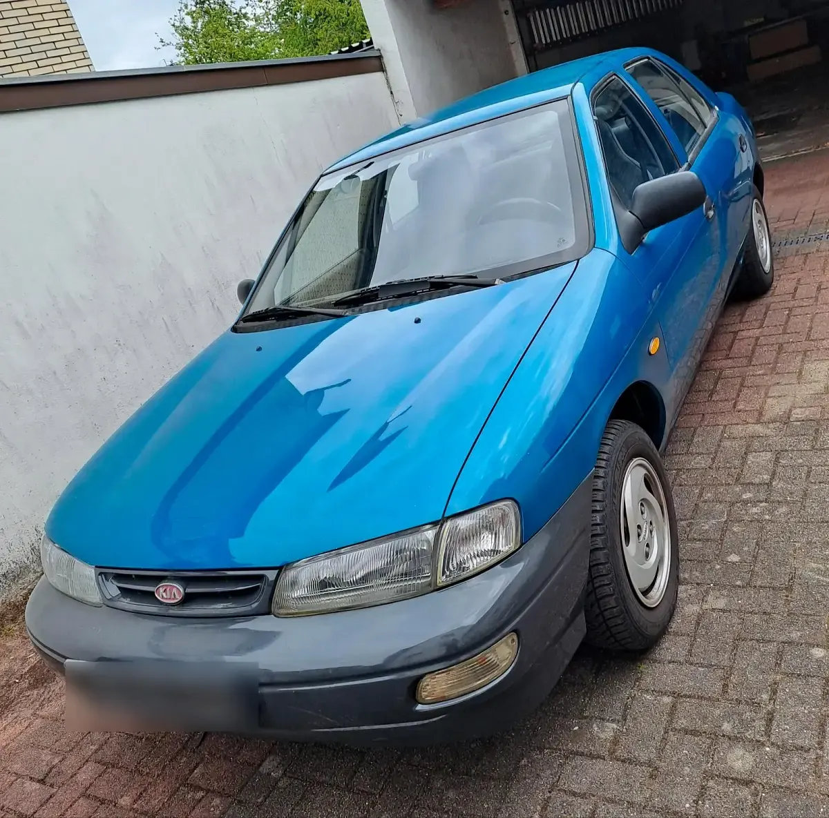 Gebraucht Kia Sephia 80 PS (58 kW) 1997 Blau Limousine
