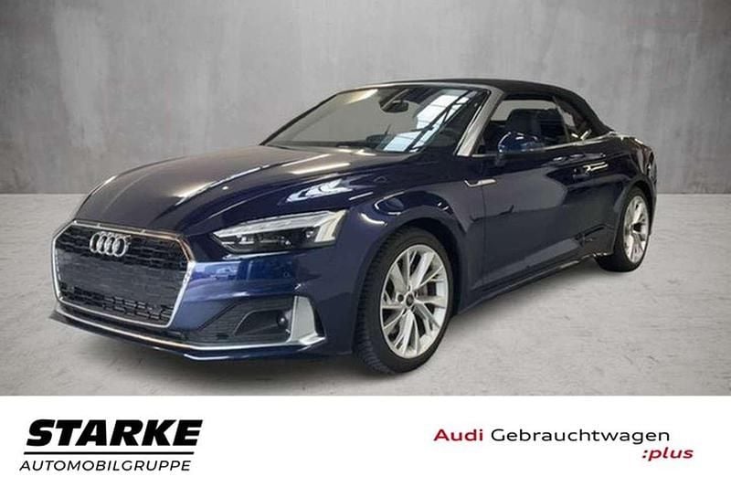 Navarrablau metallic Gebraucht 2024 Audi A5 Cabriolet Advanced Plus Cabrio | 41.430 € (Superpreis) - Bild 1/4