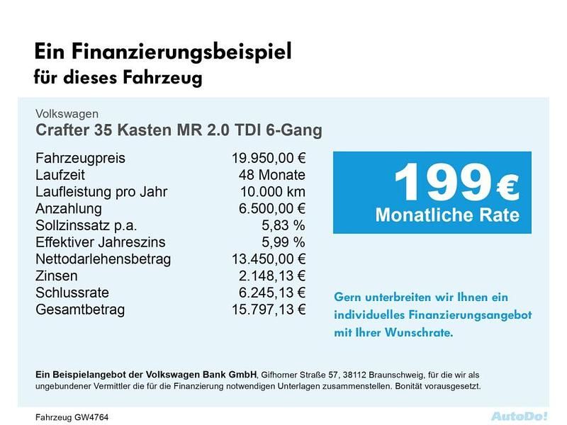 Gebraucht VW Crafter 177 PS (130 kW) 2021 Pure grey Van