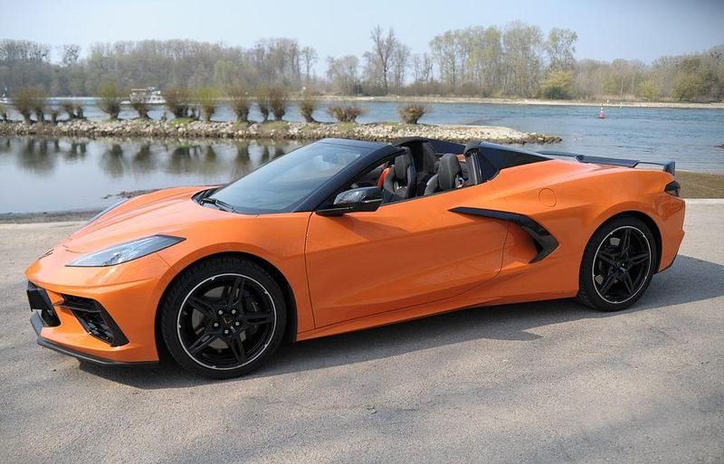 Gebraucht Corvette C8 481 PS (353 kW) 2021 Orange Cabrio