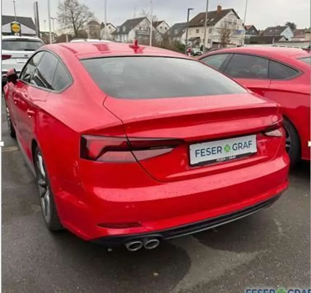 Gebraucht Audi A5 Sportback S-Line 190 PS (139 kW) 2018 Tangorot metallic Kleinwagen