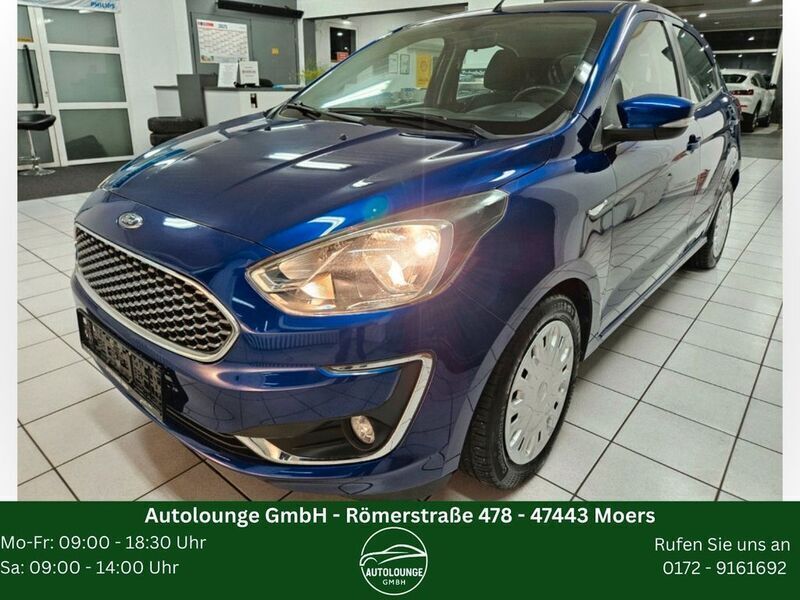 Blau Gebraucht 2019 Ford Ka Plus Basis Kleinwagen | 9.200 € (Fairer Preis) - Bild 1/4