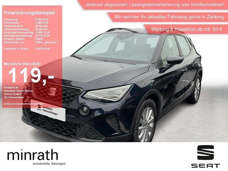 Gebraucht Seat Arona Style 110 PS (80 kW) 2022 Blau SUV