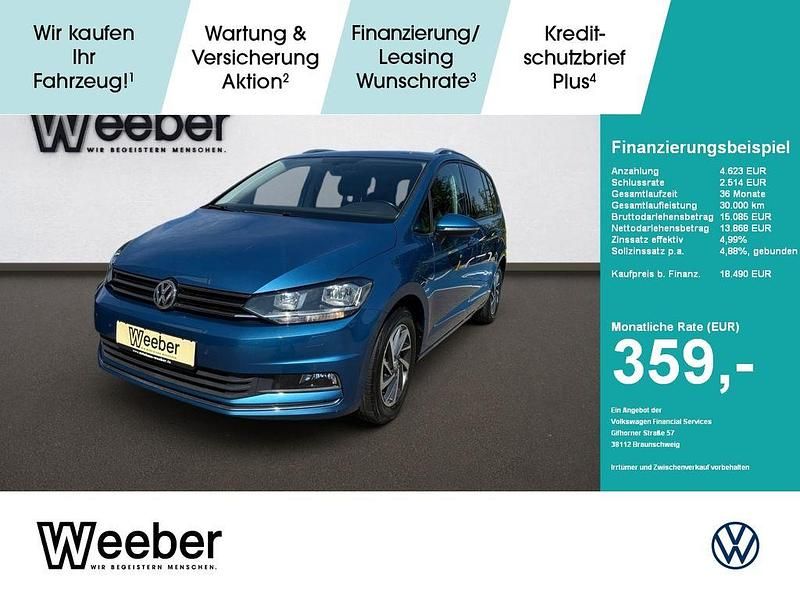Blau Gebraucht 2017 VW Touran Sound Van / Kleinbus | 18.490 € (Guter Preis) - Bild 1/4