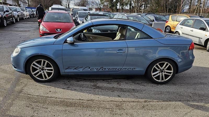 Gebraucht VW Eos 200 PS (147 kW) 2008 Blau Cabrio