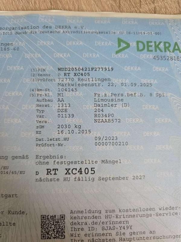 Gebraucht Mercedes 200 184 PS (135 kW) 2015 Silber Limousine