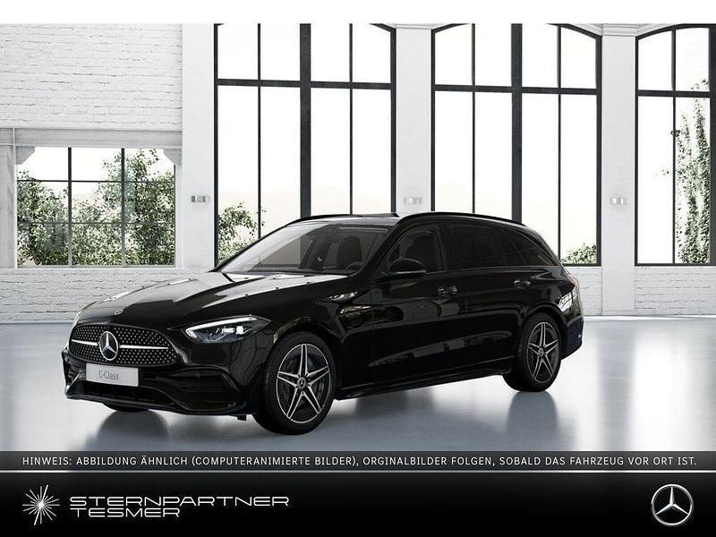 Schwarz Gebraucht 2024 Mercedes C180 AMG Limousine | 37.990 € (Fairer Preis) - Bild 1/4