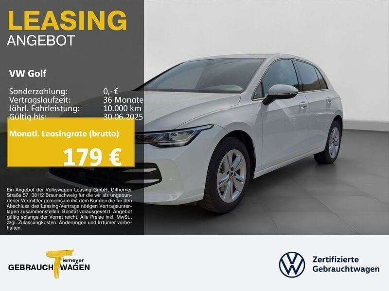 Weiß Gebraucht 2024 VW Golf VIII Life Limousine | 23.790 € (Fairer Preis) - Bild 1/4