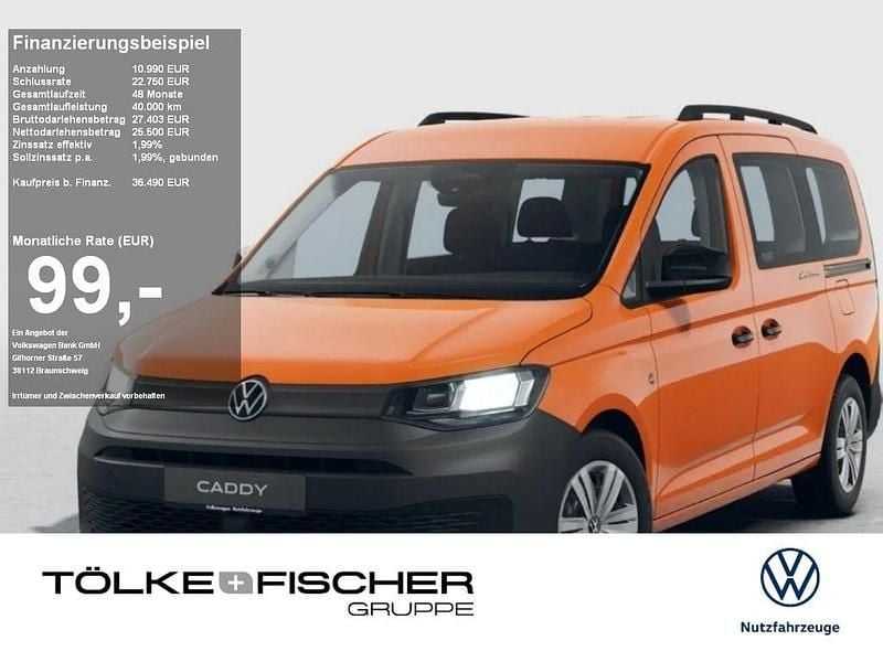 Neu VW Caddy Maxi California 116 PS (85 kW) 2026 Orange Van / Kleinbus