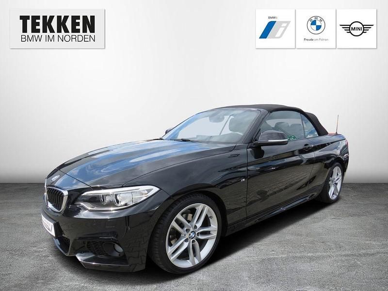 Schwarz Gebraucht 2018 BMW 218 M Sport Cabrio | 23.990 € (Fairer Preis) - Bild 1/4