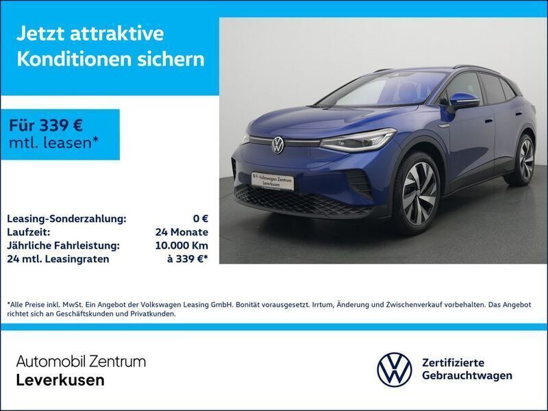 Blau / blue dusk (metallic) Gebraucht 2023 VW ID.4 Pro Performance SUV | 33.980 € (Guter Preis) - Bild 1/3