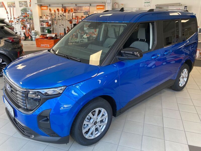 Blau Neu 2025 Ford Tourneo Courier Titanium Van / Kleinbus | 27.390 € (Fairer Preis) - Bild 1/4