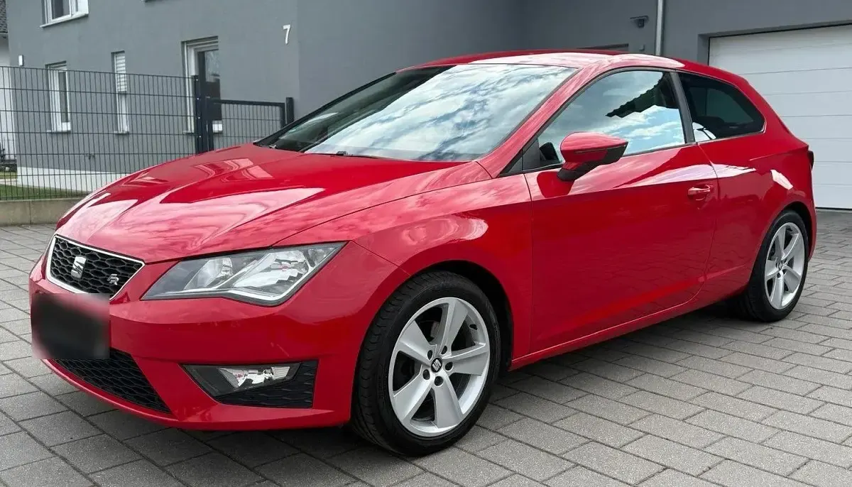 Usata Seat Leon FR 122 CV (89 kW) 2013 Rosso Coupé