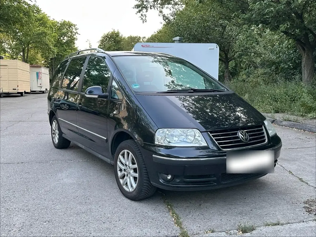 Gebraucht VW Sharan 140 PS (102 kW) 2007 Schwarz Van / Kleinbus