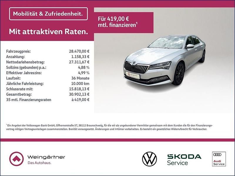 Gebraucht Skoda Superb Style 280 PS (205 kW) 2021 Silber Limousine
