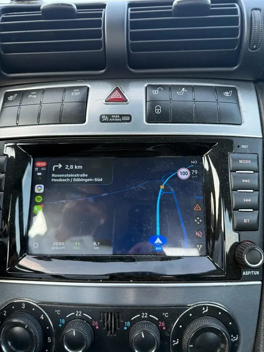 Gebraucht Mercedes C220 Avantgarde 150 PS (110 kW) 2007 Schwarz Limousine