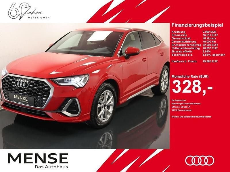 Tangorot Gebraucht 2023 Audi Q3 Sportback S-Line SUV | 29.885 € (Superpreis) - Bild 1/4