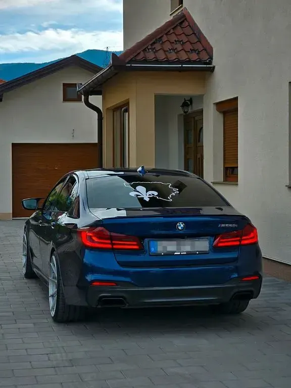 Gebraucht BMW M550 Sport Line 462 PS (339 kW) 2017 Blau Limousine