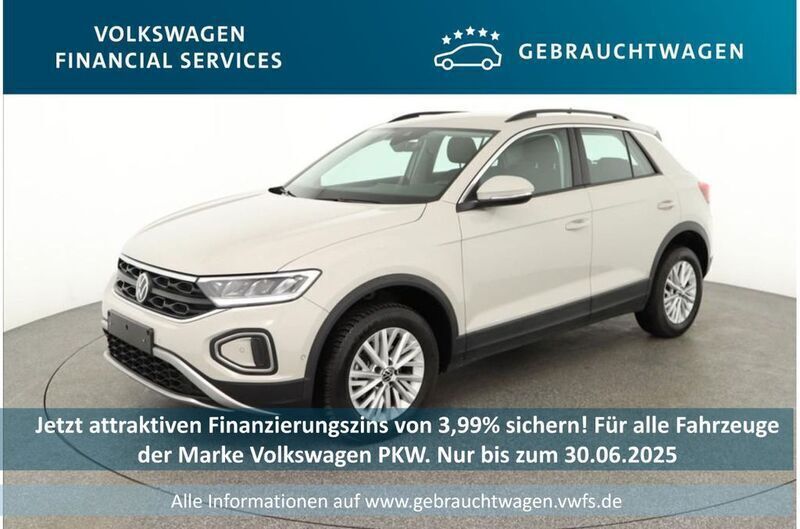 Grau Gebraucht 2022 VW T-Roc Life SUV | 23.220 € (Superpreis) - Bild 1/4