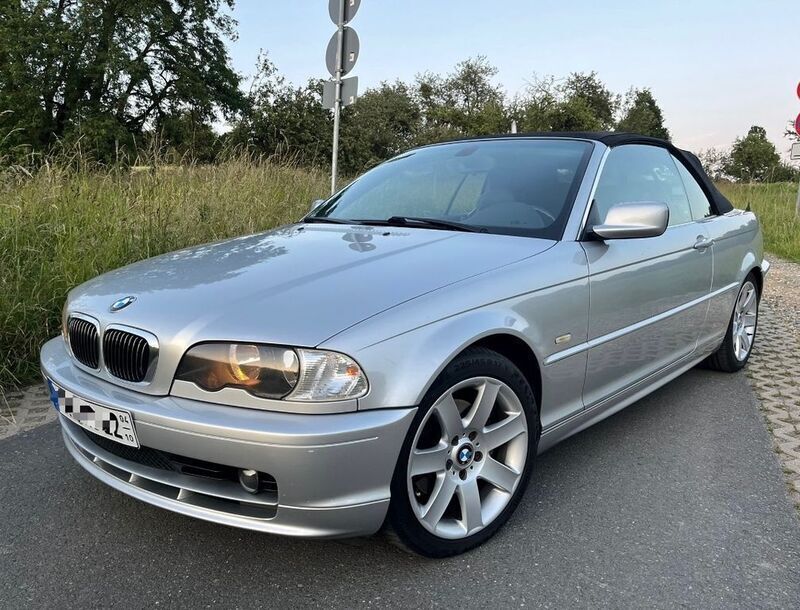 Silber Gebraucht 2000 BMW 323 Cabriolet Cabrio | 6.490 € (Fairer Preis) - Bild 1/4