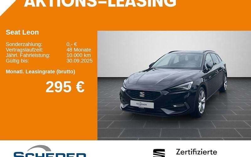 Schwarz Gebraucht 2024 Seat Leon ST FR Kombi | 26.680 € (Fairer Preis) - Bild 1/4