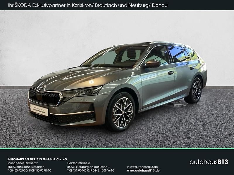 Graphitegrau metallic Gebraucht 2024 Skoda Octavia Exclusive Kombi | 33.250 € (Fairer Preis) - Bild 1/4
