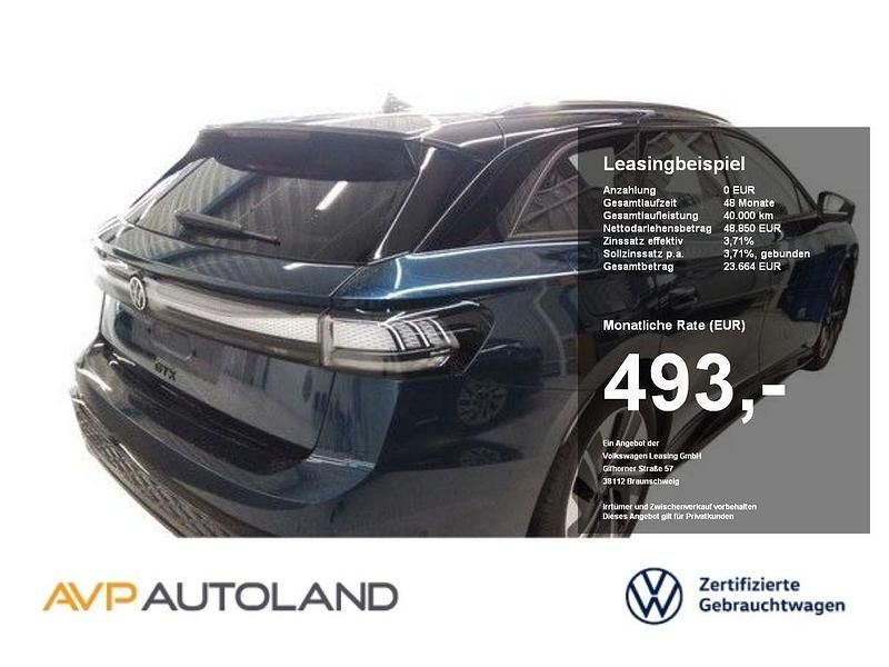 Aquamarinblau Gebraucht 2025 VW ID.7 GTX Kombi | 48.840 € (Fairer Preis) - Bild 1/4